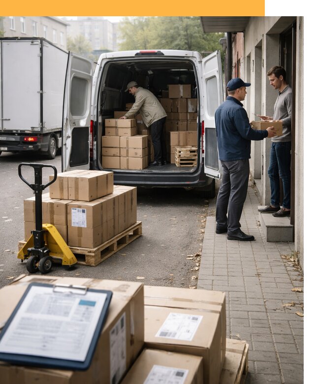 Доставка грузов от двери до двери с таможней от 46881 руб.