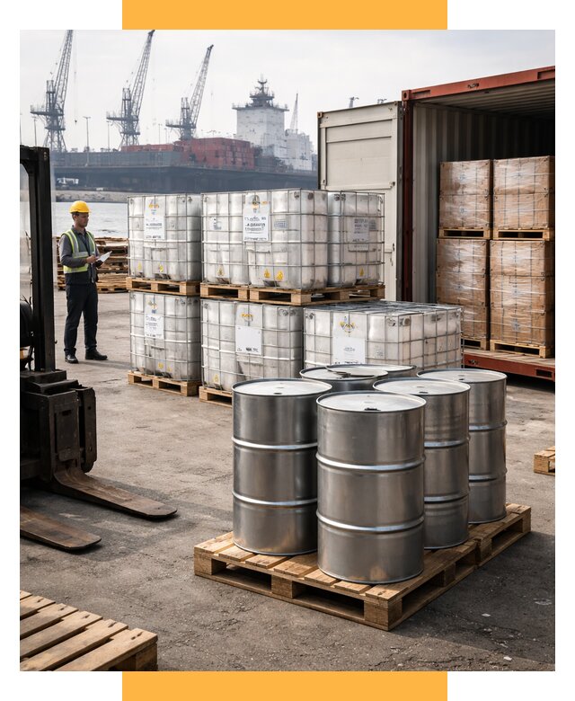 Доставка химического сырья из Индии от 260450 р. | СетСервис-Пдл