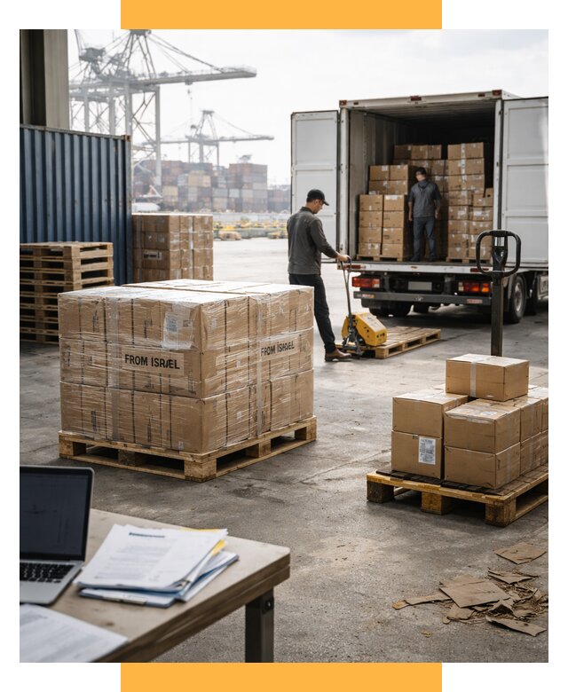 Доставка грузов из Израиля от 15627 р., логистика от СетСервис-Пдл
