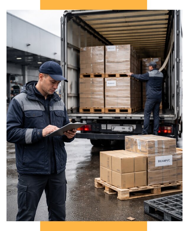 Доставка грузов из Беларуси от 15627 р. логистика СетСервис-Пдл