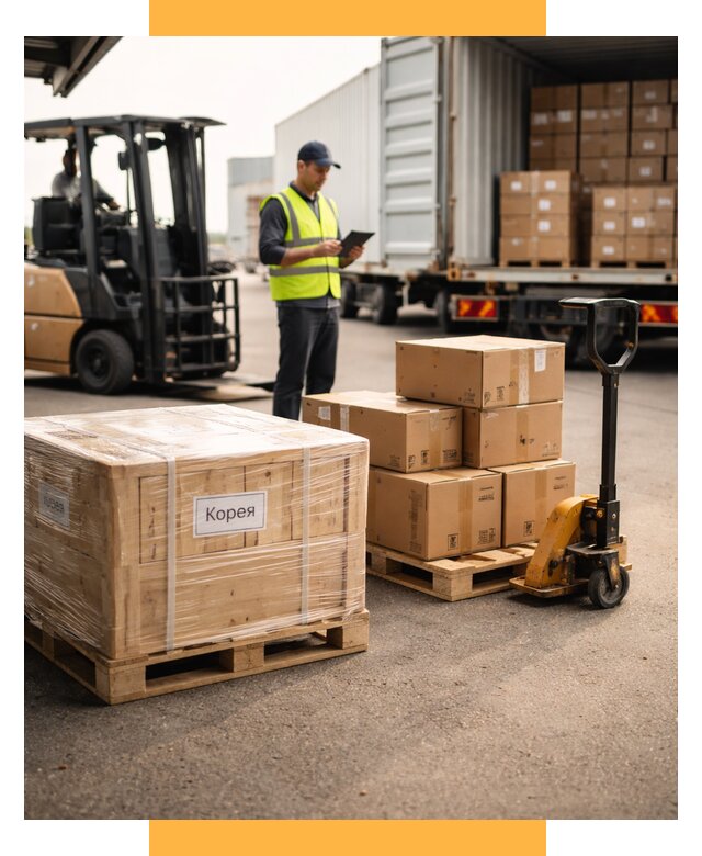 Доставка грузов в Корею из России от 36463 р. | СетСервис-Пдл