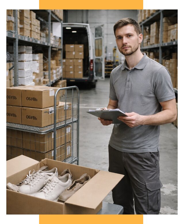 Доставка обуви из Китая и Турции от 4688 р. СетСервис-Пдл