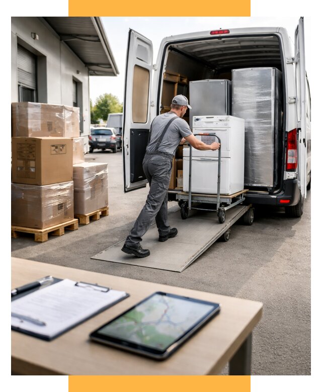 Перевозка бытовой техники от 6772 р. - логистика СетСервис-Пдл