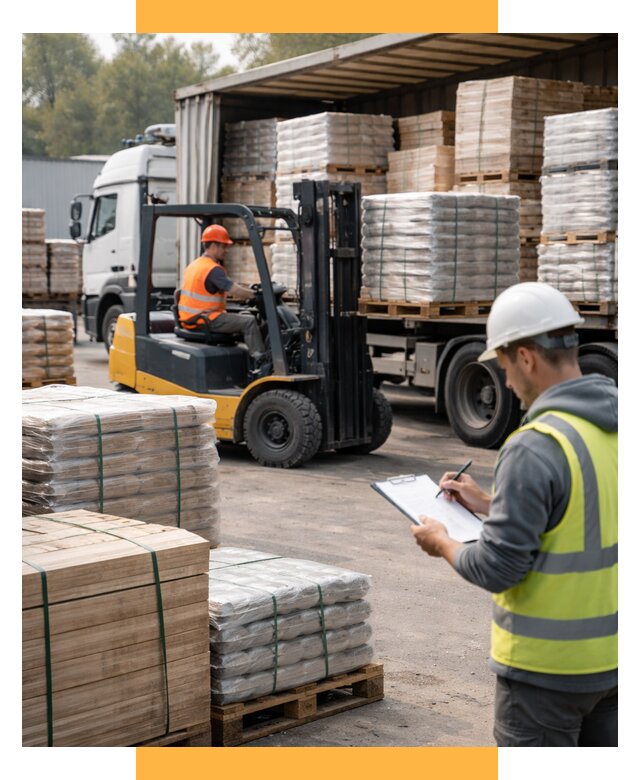 Перевозка строительных материалов от 5730 р. | СетСервис-Пдл