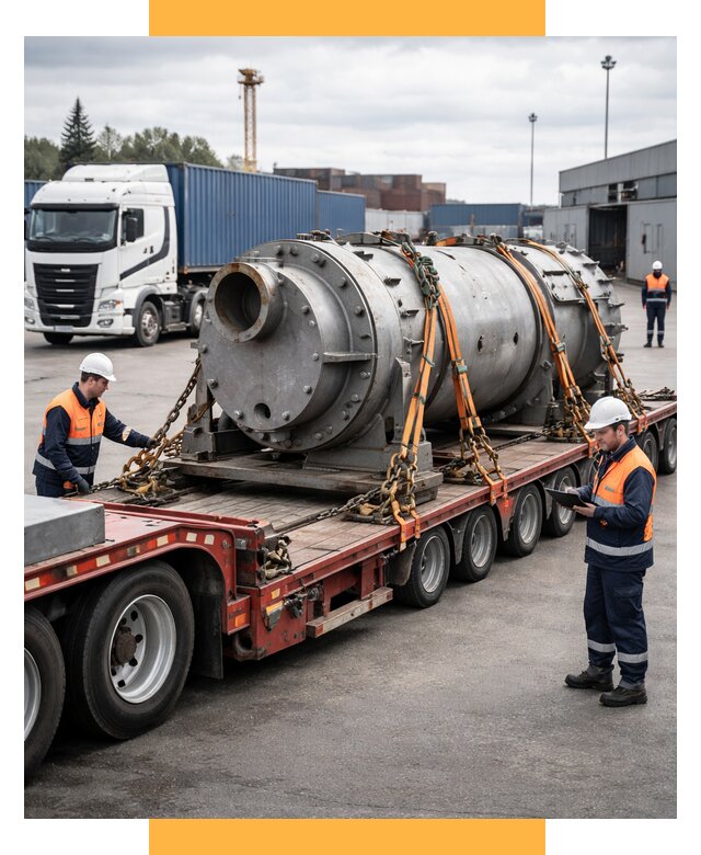 Перевозка тяжеловесных грузов под ключ от 156270 р. | СетСервис-Пдл