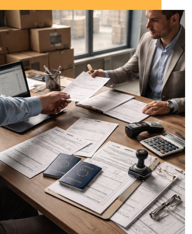 Таможенное оформление грузов из Европы от 8855 руб